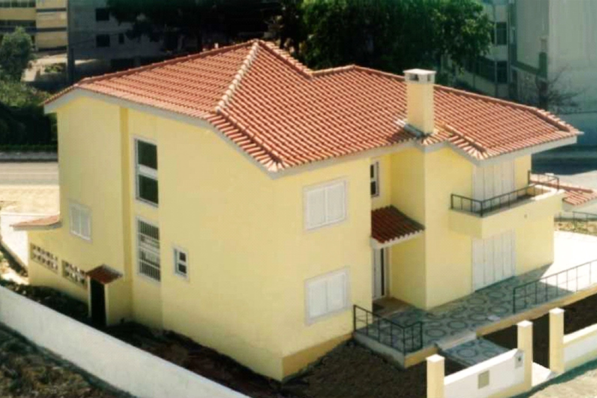 imagen de casa construida con steel framing de la galeria